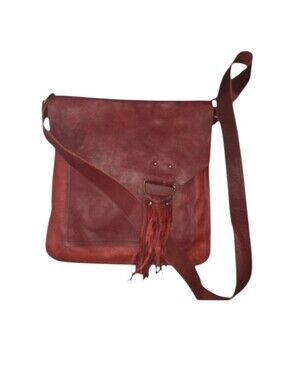 Lisa Leonard Boho Artisan Leather Bag